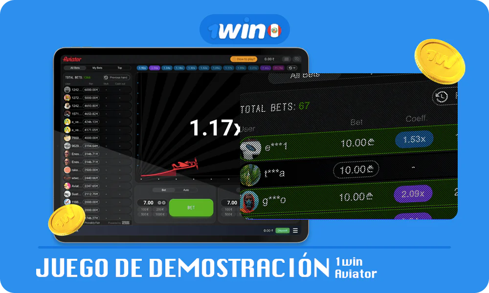 Detalles sobre 1win Aviator el juego de demostración