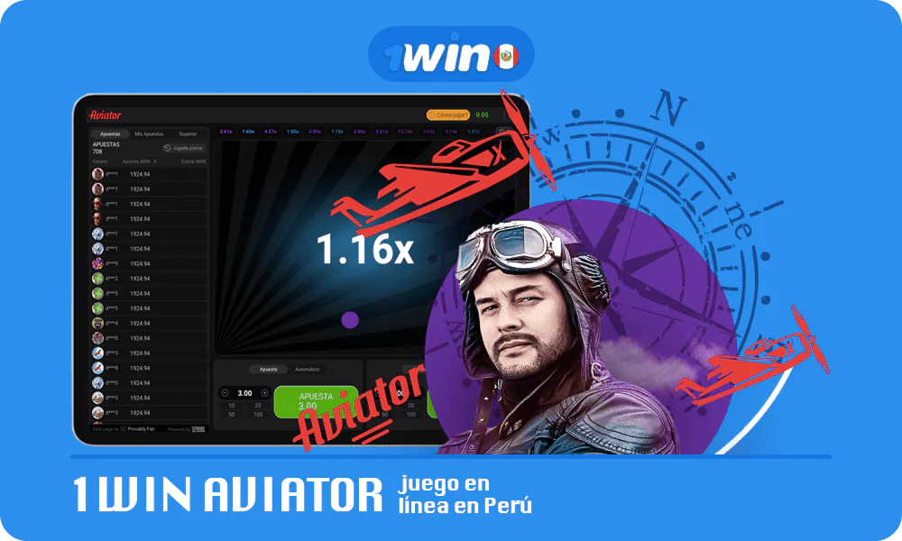 Breve información sobre 1win Aviator juego en línea en Perú