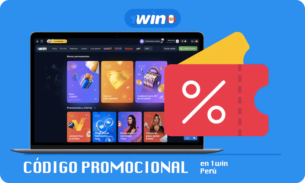 Breve información sobre 1win Código Promocional en Perú