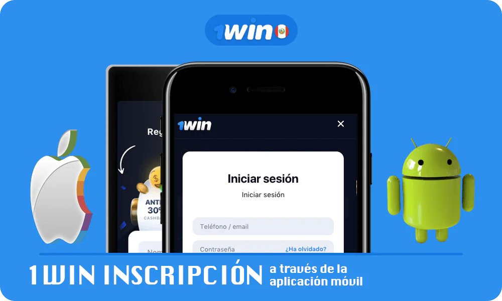Instrucciones sobre cómo inscripción a través de la aplicación móvil