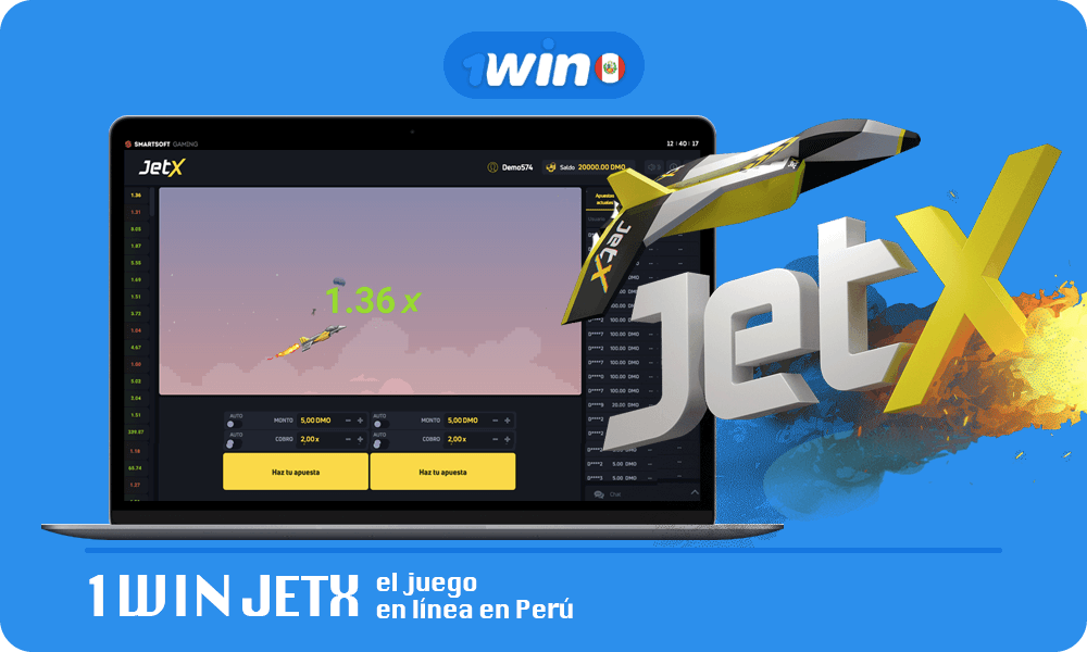 Breve información sobre 1win JetX el juego en línea en Perú