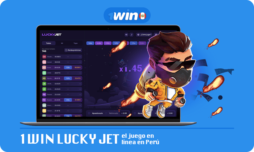 Breve información sobre 1win Lucky Jet el juego en línea en Perú