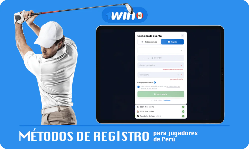 Todo sobre 1win Métodos de registro para jugadores de Perú