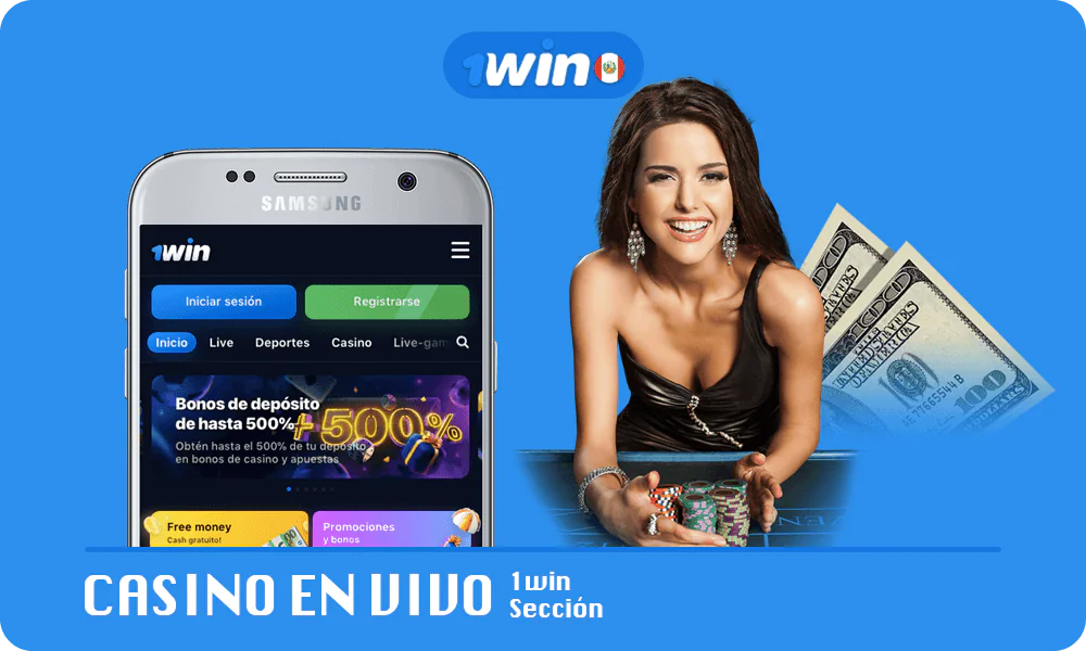 Detalles sobre 1win Sección de casino en vivo