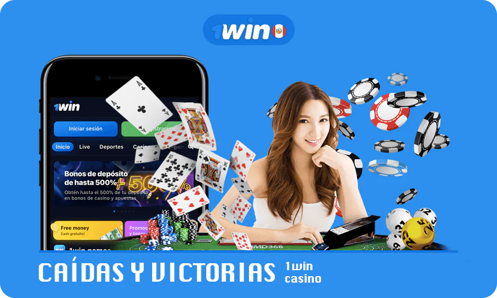 Caídas y victorias - categoría más populares en 1win