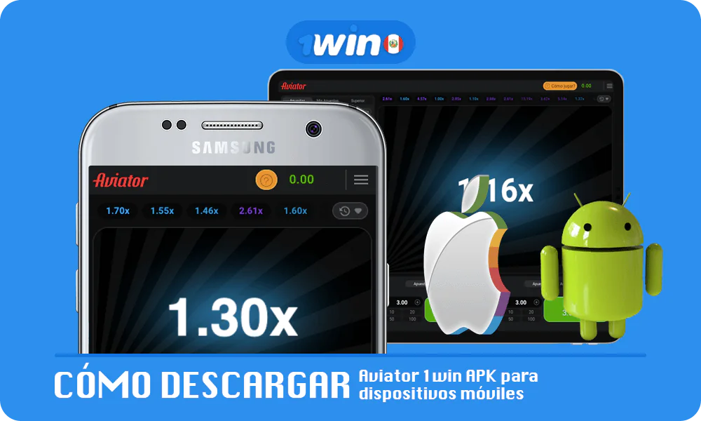 Unos sencillos pasos para descargar Aviator 1win APK para dispositivos móviles