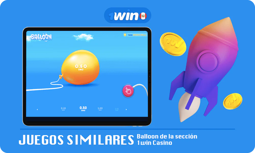 Lista corta con Juegos similares Balloon de la sección 1win Casino