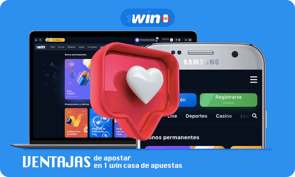 Ventajas de apostar en 1 win casa de apuestas
