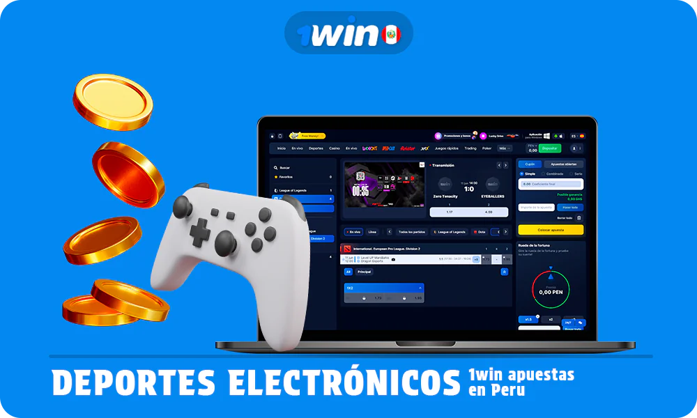 1win ofrece a los usuarios peruanos la oportunidad de apostar en una amplia gama de ciberdeportes en modo pre-partido o en directo