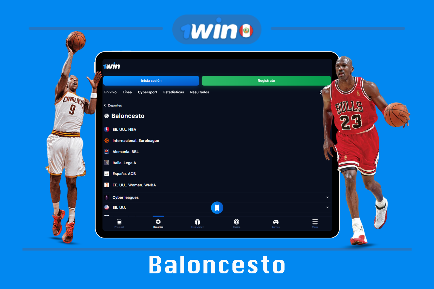 Apuestas de baloncesto en 1win Perú: NBA, Euroliga, y torneos internacionales como la Copa del Mundo FIBA