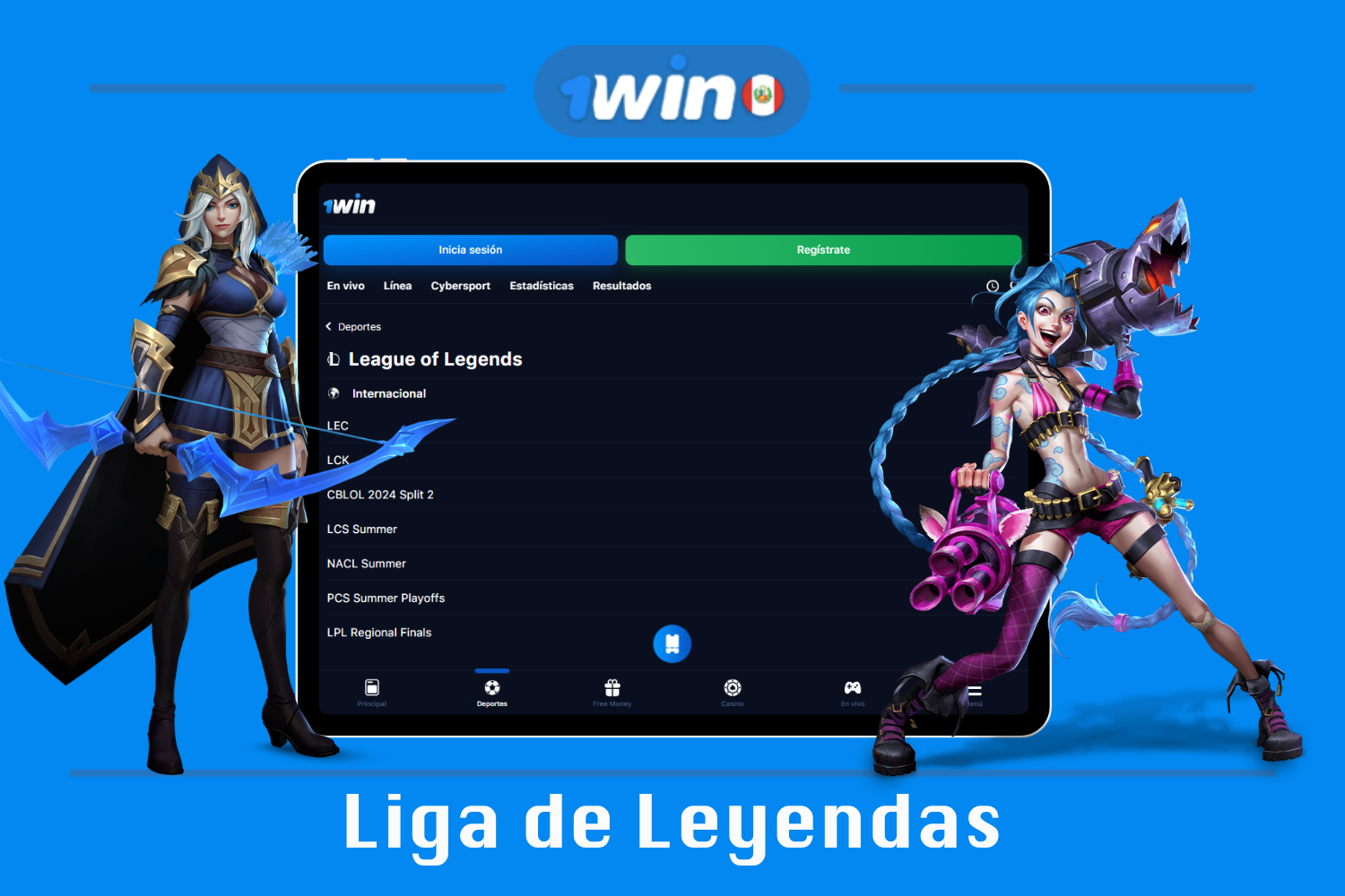 Apuestas de League of Legends en 1win Perú: mercados como total de torres, dragones y barones en varios modos