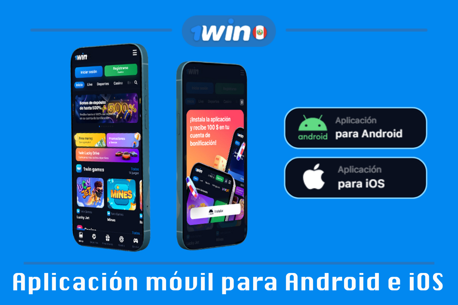 Los usuarios de Perú pueden descargar la app 1win desde la web oficial siguiendo las instrucciones para Android (APK) o iOS