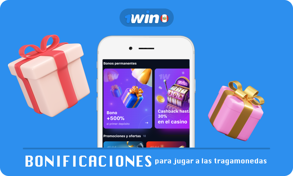 1win Casino Perú ofrece a los jugadores una variedad de promociones de bonificación para jugar tragamonedas en línea, incluido un bono de bienvenida del 500 % y un reembolso del 30 %