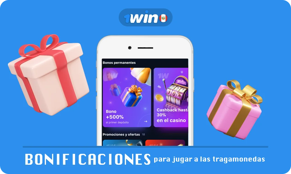 1win Casino Perú ofrece a los jugadores una variedad de promociones de bonificación para jugar tragamonedas en línea, incluido un bono de bienvenida del 500 % y un reembolso del 30 %