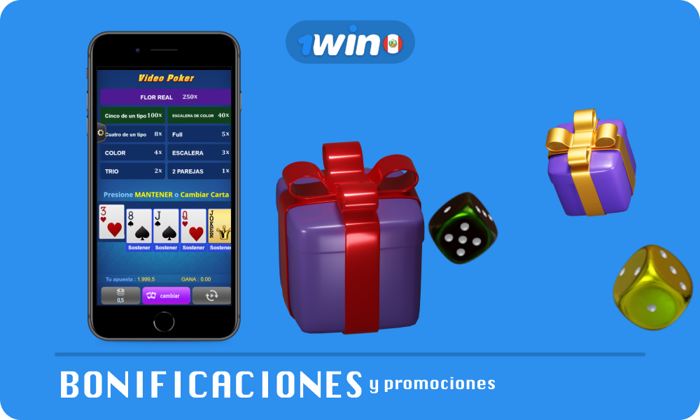 En 1win Poker en Perú, los jugadores pueden recibir un bono de bienvenida del 500% en sus primeros 4 depósitos y participar en torneos para ganar premios