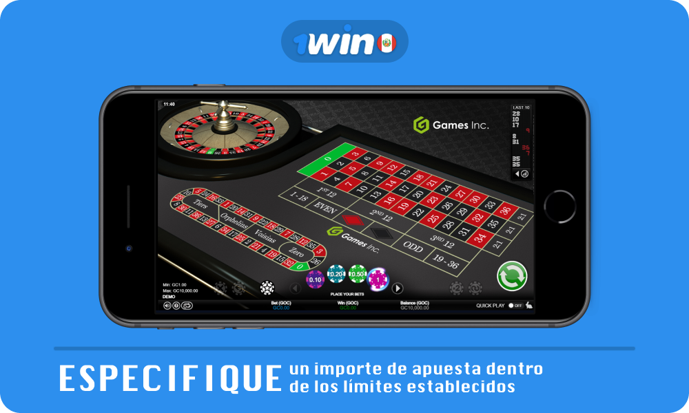 Para comenzar a jugar a la ruleta 1win en Perú, aprende las reglas básicas del juego, si es posible, practica en modo demo y luego especifica el monto de la apuesta para jugar con dinero real