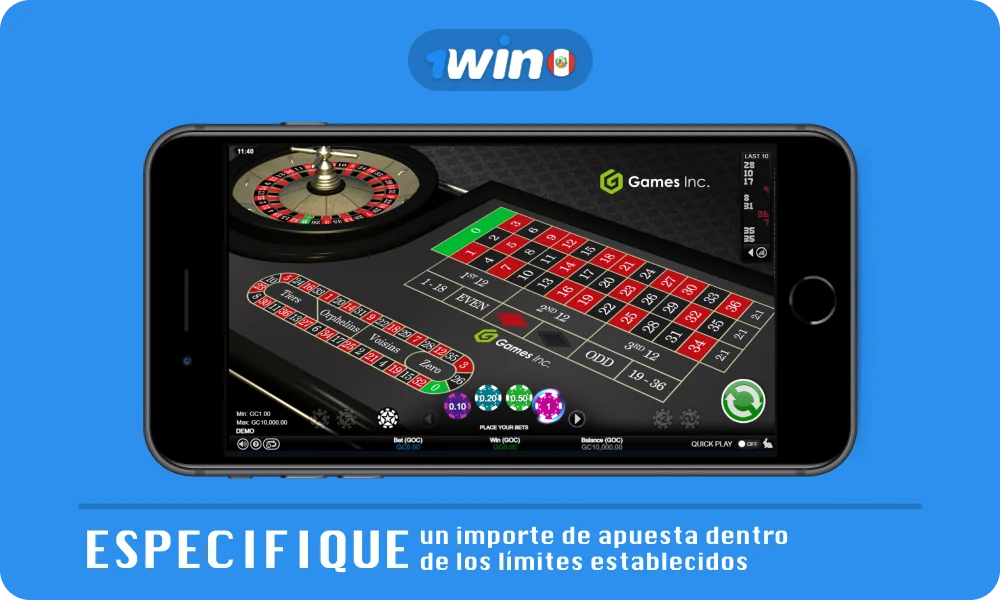 Para comenzar a jugar a la ruleta 1win en Perú, aprende las reglas básicas del juego, si es posible, practica en modo demo y luego especifica el monto de la apuesta para jugar con dinero real