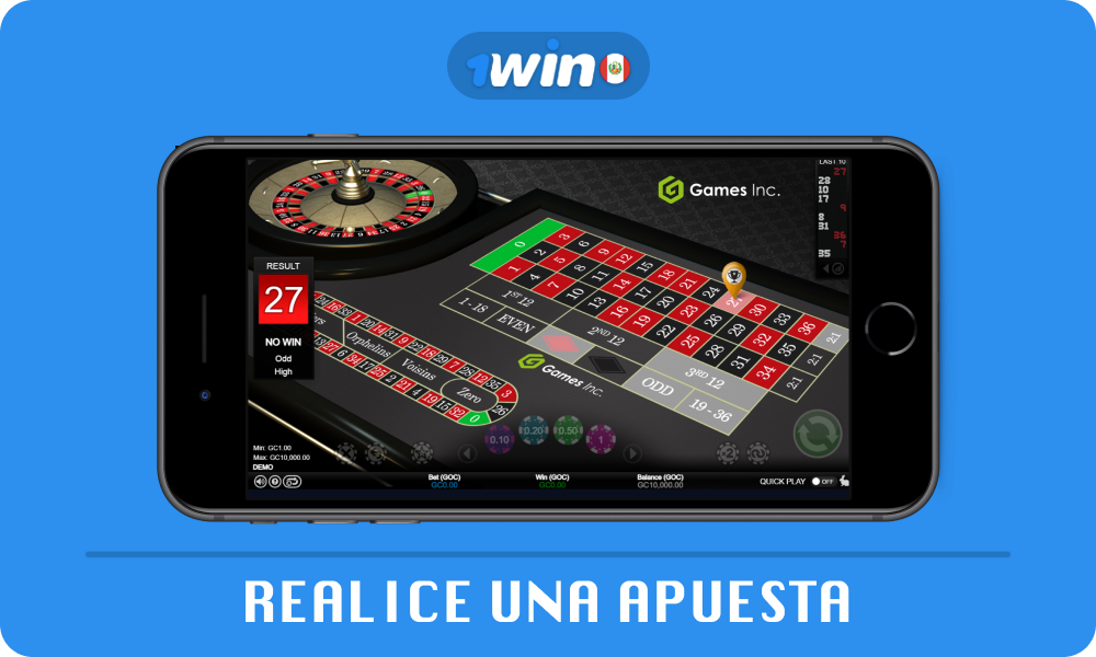 Para comenzar a jugar a la Ruleta 1win en Perú, haga una apuesta, luego un crupier en vivo hará girar la rueda y tirará los dados, después de lo cual conocerá los resultados