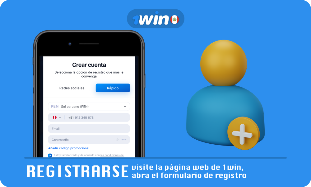 Para comenzar a jugar poker online en 1win en Perú, regístrese en el sitio seleccionando el método Rápido o registrándose a través de redes sociales, complete los datos e inicie sesión en su cuenta