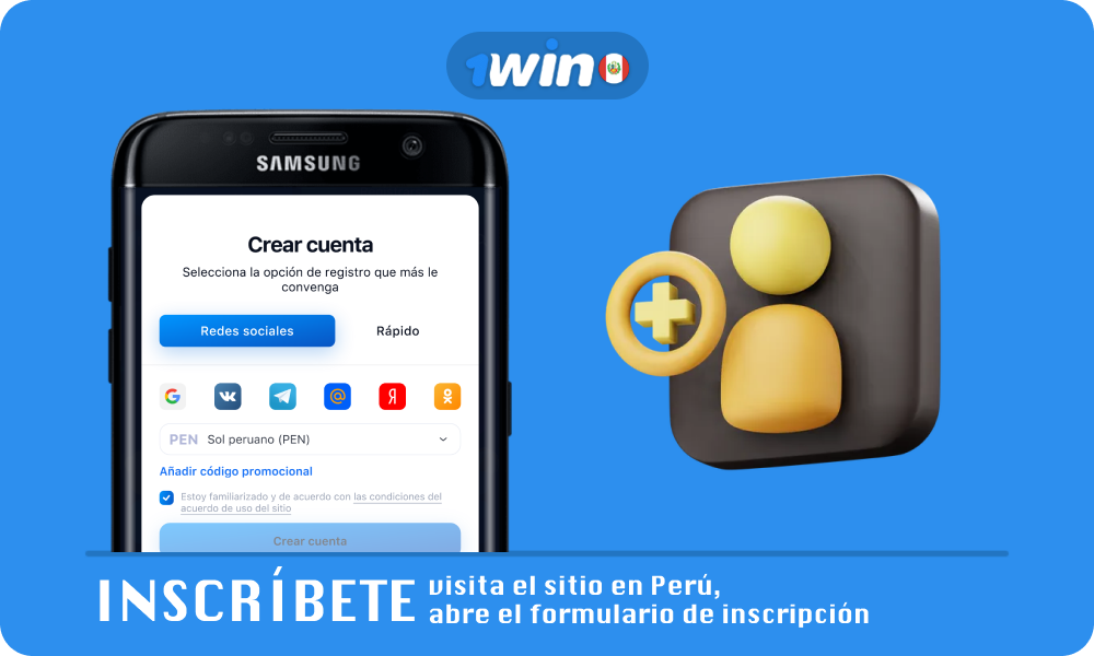 Para comenzar a apostar en deportes de fantasía con 1win, regístrese en el sitio web o aplicación móvil de 1win Perú seleccionando el método Rápido o registrándose a través de las redes sociales